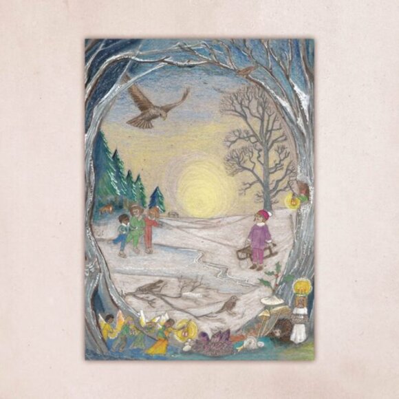 NWT Wilded Family Waldorf Seasonal Postcard Set - Picture 2 of 8